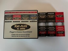 Vintage Original Top Flite XL2000 Dozen  3 Packs Golf Balls New Old Stock NOS