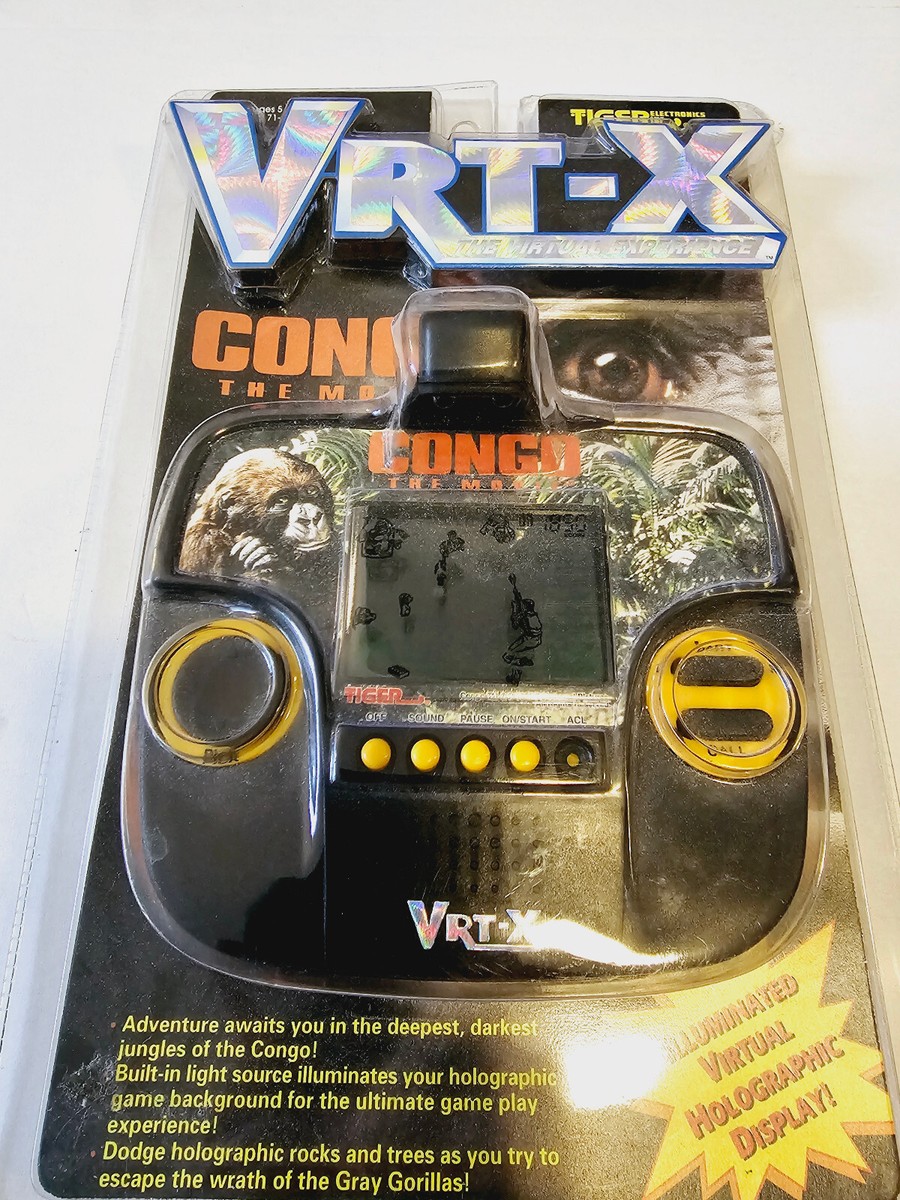 Vintage 1995 Congo The Movie VRT-X Tiger Electronics Handheld LCD