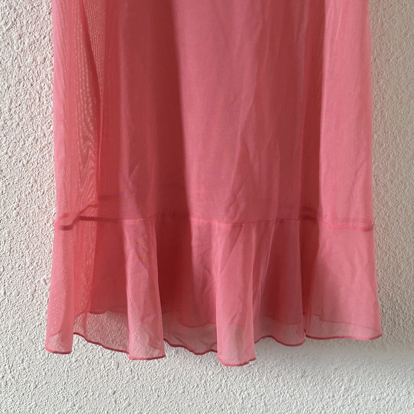 UNDERCOVER Abito donna Victoria Secret slip medio rosa maglia trasparente carino fata femminile