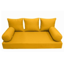  COVER ONLY -Style 3 Daybed Mattress Bolster Pillow Covers Knife Edge Twin-AD108