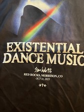 San Holo Existential Dance Music Red rocks live t shirt Oc 2023 new no tags Med