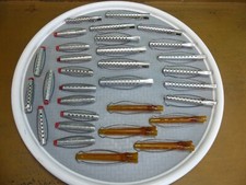 Lot of 31 Vintage Aluminum Metal Perm Rods Hair Rollers Curlers TipTop Goody