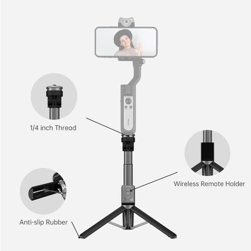 Hohem RS01 Phone Selfie Stick Extendable Stable Tripod for Hohem iSteady X2 V2 Q - Picture 5 of 8