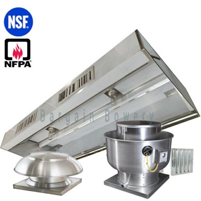 7 Ft Restaurant Commercial Kitchen Exhaust Makeup Air Hood