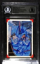 Adam West & Burt Ward Batman & Robin Signed 1966 OPC Batman #34 BECKETT BAS