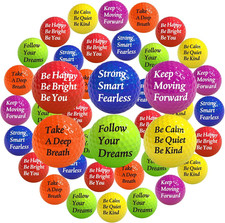 30 Pack Foam Golf Practice Balls 1.57in Motivational Soft Indoor Outdoor