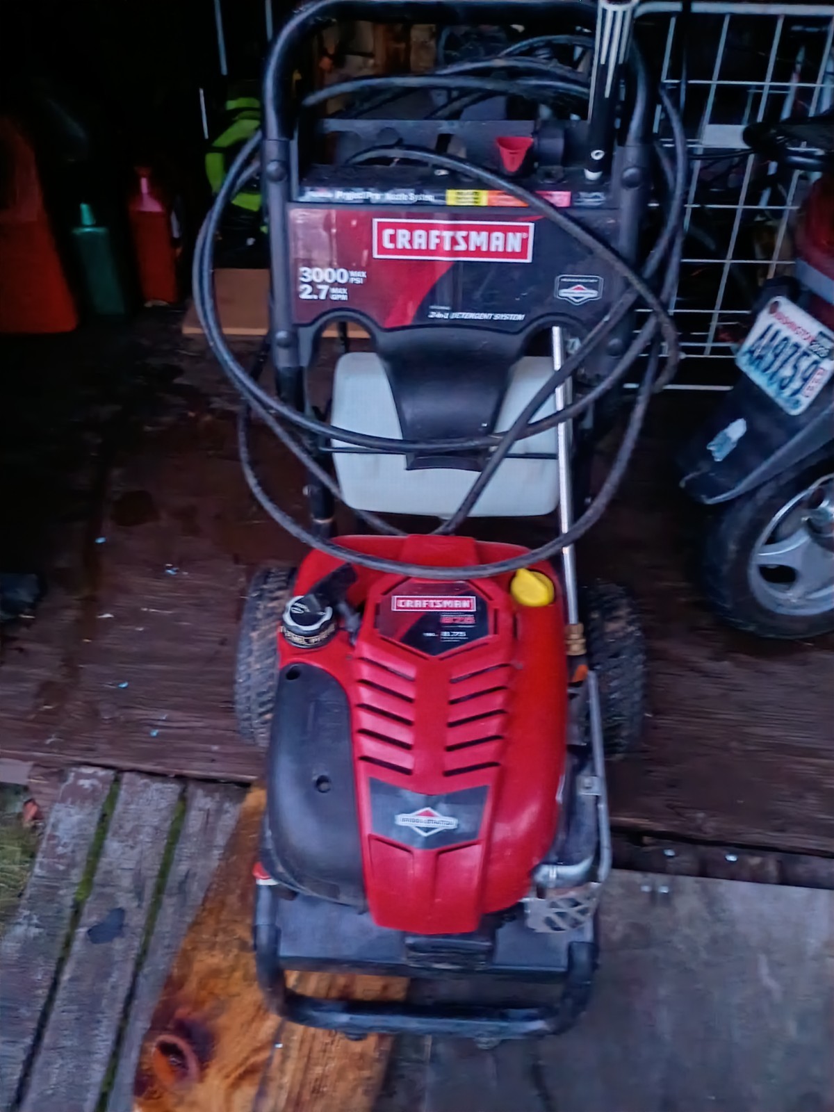 Craftsman 21027 3000 PSI 2.5 GPM Gas Pressure Washer - Red for sale ...