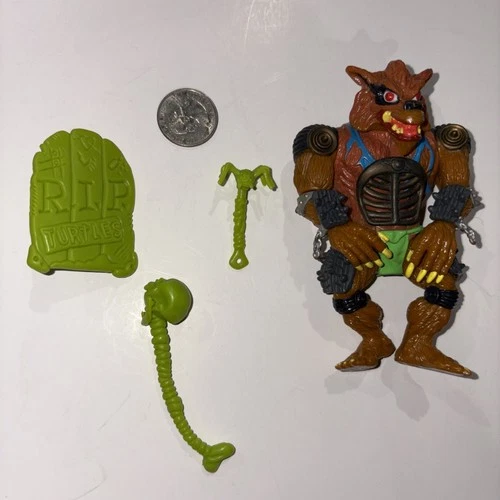 Vintage 1991 TMNT Teenage Mutant Ninja Turtles Rahzar Action Figure Complete