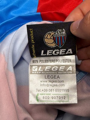 maglia calcio vintage CATANIA MASCARA Legea 2007 2008 Serie A Home L