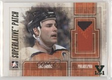 2012 ITG Superlative Volume 3 Gold Vault Emerald 1/1 Eric Lindros Patch HOF 2r5