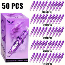 50pcs/box, 05RL 07RL 09RL 13RL 15RL, All-in-one Tattoo Needles