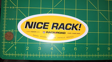 NICE RACK Sticker Decal  ORIGINAL old stock