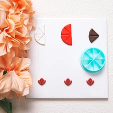 Color Recipe Wheel Polymer Clay Cutter Tool, Clay Cutters for Polymer Clay Je...