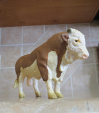 Just removed Schleich 13138 RETIRED fleckvieh bull simmental farm  toy 2000-09