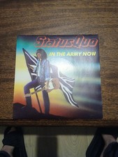 ANCIEN DISQUE EP 45 TOURS STATUS QUO IN THE ARMY NOW 1986