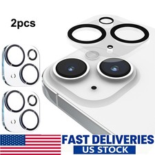 2x For Apple iPhone 15/15 Plus Camera Protector Tempered Glass Camera Lens Cover