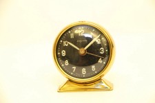 Vintage Duverdrey & Bloquel BAYARD Tischwecker Mechaniker Uhr Art Deco Frankreich
