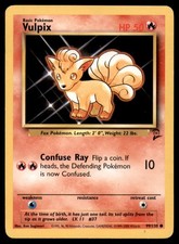 Vulpix 99 130 C Base Set 2 Pokemon MP