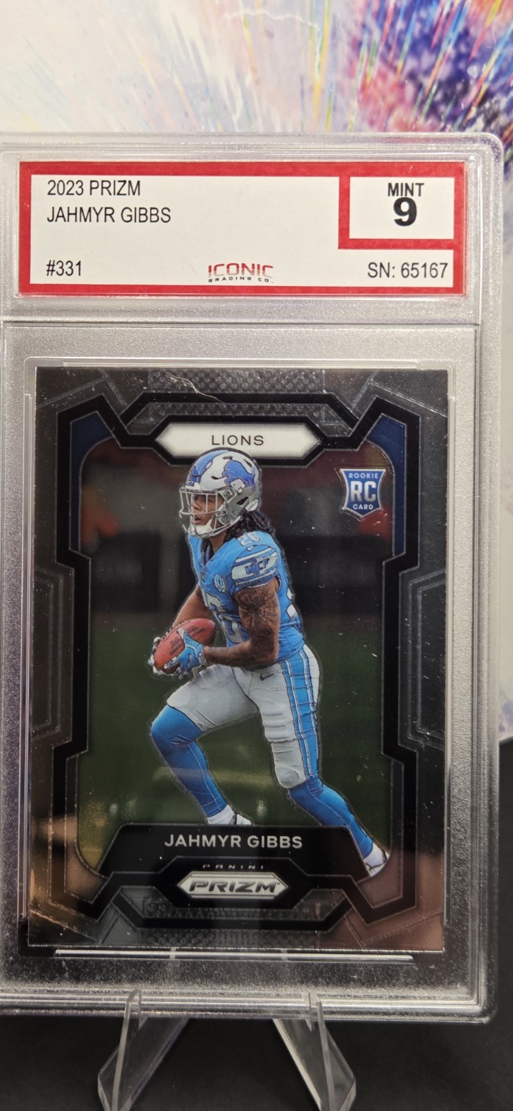 2023 Panini Prizm Rookies Jahmyr Gibbs #331 Silver Prizm (RC)Detroit Lions