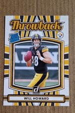 2025 Panini Donruss - Rated Rookies Throwbacks Will Howard #30 (RC)
