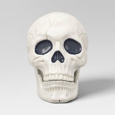 Hyde EEK 10in Oversized Skull Halloween Decor Indoor Outdoor Prop