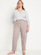 Old Navy Women s High-Waisted OGC Chino Pants Earthy Mauve Size XXL