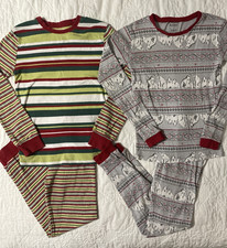 Lot of 2 - Youth 2 Pc. Snug Fit Pajama Sets 4 pc. , Size 12