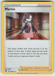 Marnie 056/073 Champion's Path Holo Rare Trainer