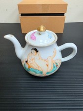 Chinese Famille Rose Erotic-Decorated Teapot