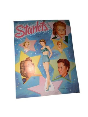 1951 Starlets Paper Doll Book Whitman Publishing Co Used
