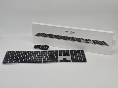 Apple Magic Keyboard mit Touch ID und Ziffernblock  Schwarz/Black DEUTSCH QWERTZ