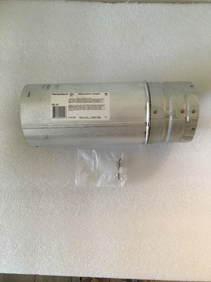DuraVent 4PVL-A12 4in.x12in. Adjustable Double-Wall Chimney Stove Pipe
