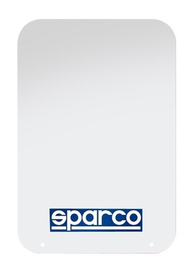 Sparco for Mud Flap Pair White 03791