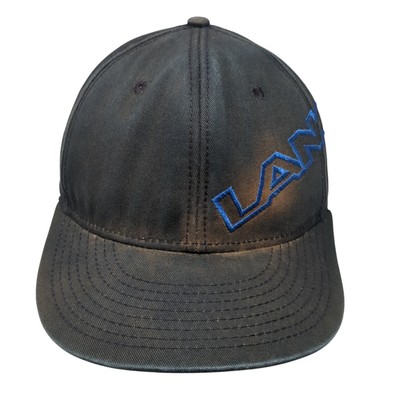 Lance Strapback Baseball Cap Black One Size Adjustable Embroidered Otto