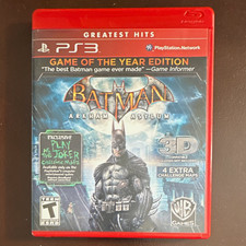 Sony Batman: Arkham Asylum GOTY Edition Greatest Hits PS3 T-Teen 3D