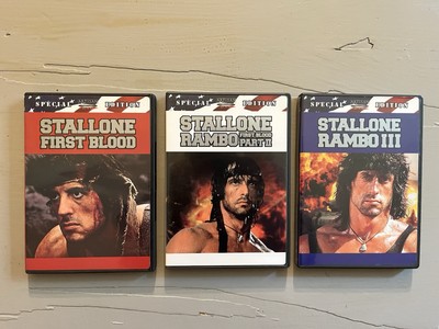 Rambo DVD Special Edition (Parts I,II,III) Stallone - 2 Disc Sets - LIKE NEW!!