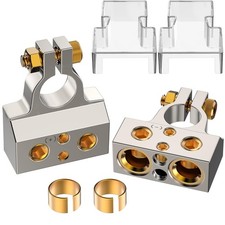 Battery Terminal Connectors 0246810 Awg Battery Terminals Heavy Duty Car