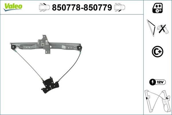 Valeo Fensterheber 850778 FüR Peugeot-image