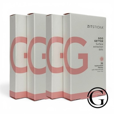 LOT OF 4 Zitsticka Goo Getter Surface Extraction Dots 36 Patches EACH 64543