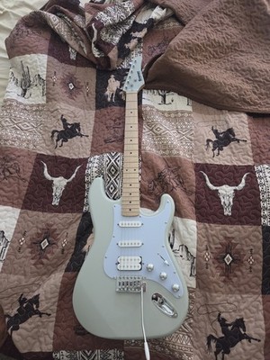 Kramer Focus VT211S Electric Guitar Pewter Grey With Fender Frontman 10G Amp