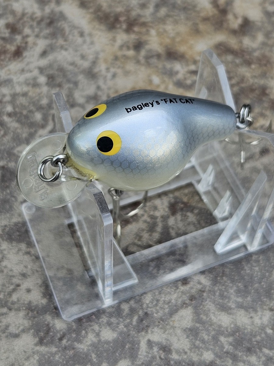 bagley fat cat fishing lure WOOD BAITS in CHARTREUSE  Toad Tackle Bagley Fat Cat, Red/Black Back