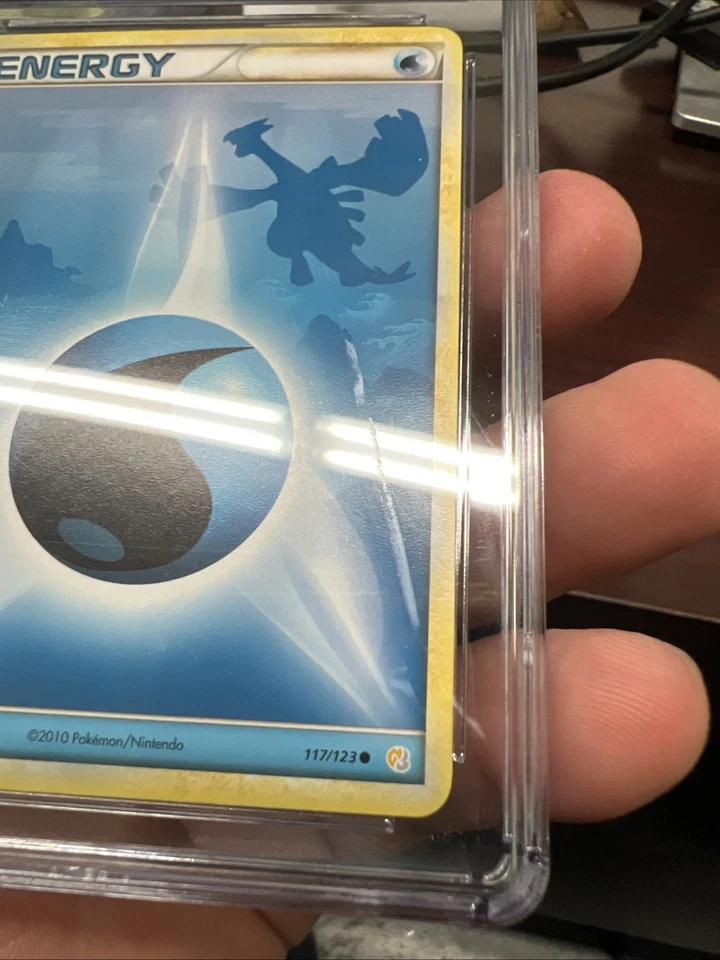 CGC 10 Water Energy 117/123 Lugia HeartGold & SoulSilver Pokemon TCG - Image 4 of 4