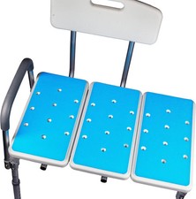 3 PCS Bathtub Transfer Bench Cushions with Adhesive Backing, Shower Pads Non Sli