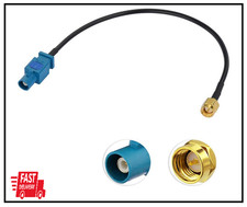 Fakra Z Male to SMA Male Vehicle Antenna Adapter Cable 30Cm 12 Inch for Car Ster