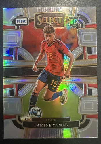2023/24 Panini Select Terrace Lamine Yamal Rookie Silver Prizm Holo RC #98