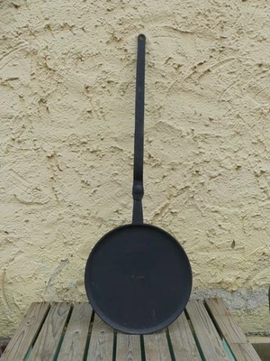 Crepepfanne Crêpepfanne Galettière Frankreich Gusseisen Bratpfanne 35,3 cm - Bild 1 von 4
