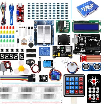 LAFVIN Project Super Starter Kit for R3 Mega2560 Mega328 Nano with Tutorial Comp