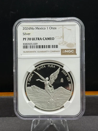 2024 Mexico Libertad Proof 1 oz .999 Silver Coin - NGC PF70 Ultra Cameo