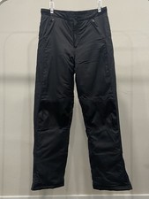 L.L. Bean Kids' Cold Buster Snow Pants Size 18 Adjustable Waist Black