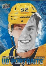 2025-26 Upper Deck Series 1 - Ud Portraits Matthew Wood #P-27 (RC)